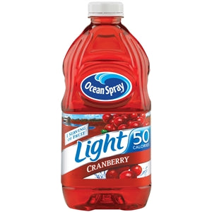 Ocean Spray Light-50 Calories-Cranberry Juice-64 fl oz.-8/Case