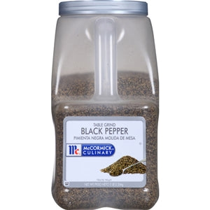 Mccormick Black Pepper, Table Grind - 16 oz