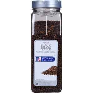 Mccormick Whole Black Pepper-19.5 oz.-6/Case