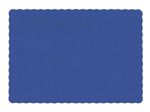 Hoffmaster 9.5 Inch X 13.5 Inch Navy Paper Placemat-1000 Each-1/Case
