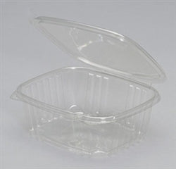 Genpak - Hinged Containers 7.25 Inch X 6.38 Inch X 2.63 Inch Clear Hinged Deli Container 200/Case
