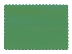 Hoffmaster 9.5 Inch X 13.5 Inch Jade Economy Line Paper Placemat-1000 Each-1/Case