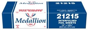 Hfa Handi-Foil Medallion Interfolded 12"X10" Foil Sheet-200 Count-12/Case