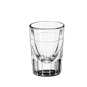 Libbey 1.5 oz. Fluted Lined Whiskey- Line At 3/4 oz. Glass-48 Each-1/Case