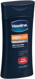 Vaseline Body Lotion Men's Extra Strength-10 fl oz.s-6/Case
