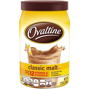Ovaltine Novartis Ovaltine Classic Milk Flavoring Malt-12 oz.-6/Case