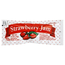 Portion Pac Strawberry Jam Foil Pouch-6.25 lb.-1/Case