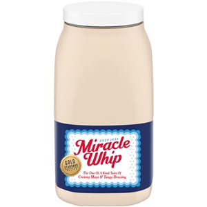 Miracle Whip Original Dressing, GA 1 Gallon - 4 per Case.