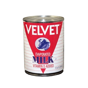 Velvet Evaporated Milk-12 fl oz.s-24/Case