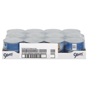 9 Lives Meaty Pate Chicken And Tuna Cat Food Singles-5.5 oz.-24/Case