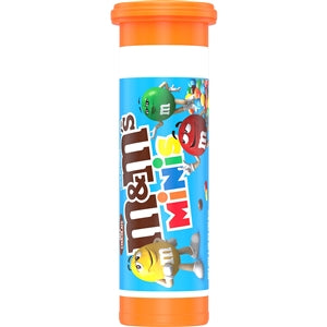 M&M's Milk Chocolate Mini Tubes-1.08 oz.-24/Box-12/Case