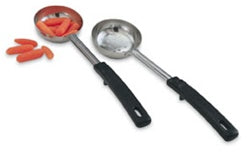 Vollrath 8 oz. Stainless Steel Black Handle Solid Spoodle-1 Each