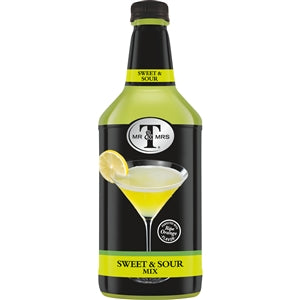 Mr & Mrs T's Sweet & Sour Cocktail Mixer-1.75 Liter-6/Case