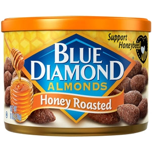 Blue Diamond Almonds Whole Honey Roasted 6Oz-6 oz.-12/Case