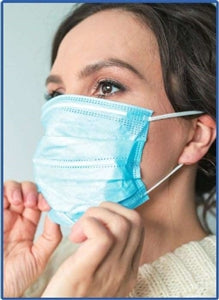 Spectrum 3 Ply Disposable Face Mask-50 Count-40/Case