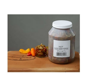 Gambinos Hot Sliced Cherry Pepper-1 Gallon-2/Case