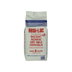 Ryt-Way Instant Nonfat Dry Milk Crystals-5 lb.-6/Case