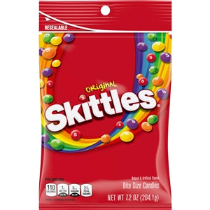 SKITTLES Flavor Mash-Ups Wild Berry and Tropical Candy Bag, 7.2 oz