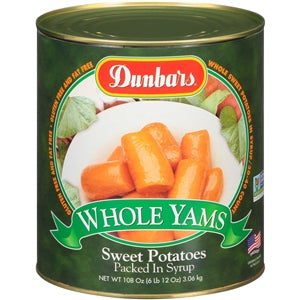 Dunbar Potato Sweet Whole 30-40 Count Insets-1 Each-6/Case