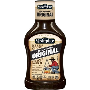 Kc Masterpiece Original Bbq Sauce Bottle-18 oz.-6/Case