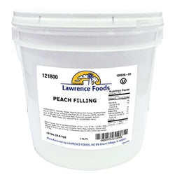 Lawrence Foods Deluxe Peach Filling-19 lb.-1/Case