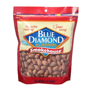 Blue Diamond Almonds Almonds Smokehouse 12 oz.-12 oz.-6/Case