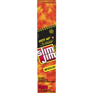 Slim Jim Giant Hot-0.97 oz.-24/Box-6/Case