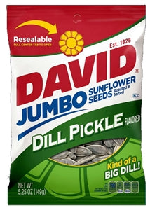 David Dill Pickle Sunflower Seeds-5.25 oz.-12/Case