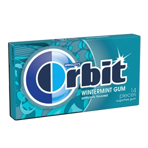 Orbit Winter Mint Gum-14 Piece-12/Box-12/Case