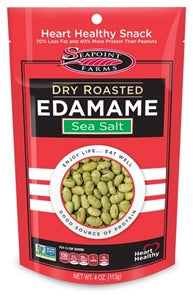 Seapoint Farms Edamame Dry Roasted Lightly Salted-4 oz.-12/Box-9/Case
