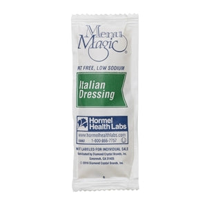 low sodium italian dressing Menu Magic Fat Free Italian Portion Pack Dressing Single Serve-200  Count-1/Case MPN# 13362 – Round Eye Supply
