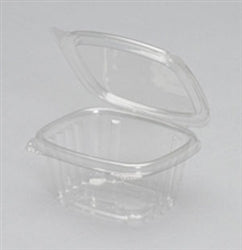 Genpak - Hinged Containers 4.25 Inch X 3.63 Inch X 1.88 Inch Clear Hinged Deli Container 400/Case