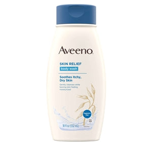 Aveeno Skin Relief Body Wash-18 fl oz.s-3/Box-4/Case