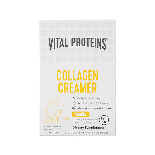 Vital Performance Collagen Creamer Vanilla Stick Packets-13 Gram-14/Box-12/Case