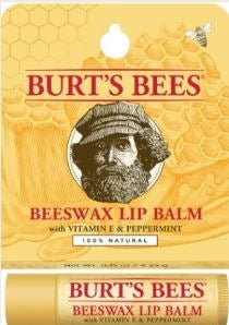 Burt's Bees Beeswax Lip Balm Clip Strip-0.15 oz.-12/Case