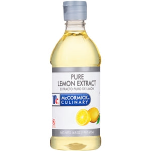 Mccormick Lemon Extract Pure-1 Pint-6/Case