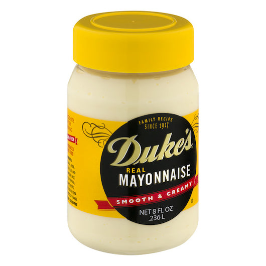 Duke's Mayonnaise Jar8 oz.12/Case MPN 05001 Round Eye Supply