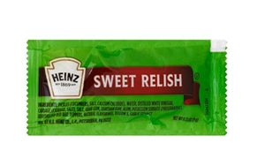 Heinz Sweet Relish Single Serve Packet-9.92 lb.-1/Case