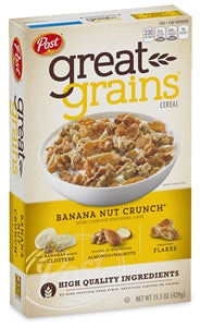 Post Cereal Banana Nut Crunch-15.5 oz.-12/Case