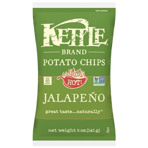 Kettle Foods Potato Chip Jalapeno-5 oz.-15/Case