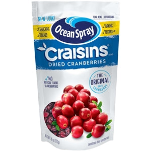 Ocean Spray Sweetened Dried Cranberry Original-6 oz.-12/Case