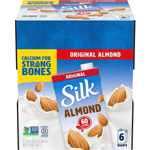 Silk Aseptic Original Pure Almond Milk-32 fl oz.s-6/Case