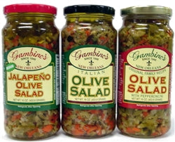 Gambinos Italian Olive Salad-1 Gallon-4/Case