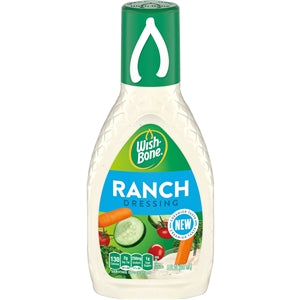 Wish-Bone Ranch Dressing Bottle-8 fl oz.-12/Case