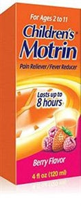 Motrin Children's Children's Motrin Suspension Berry-1 fl oz.s-6/Box-12/Case