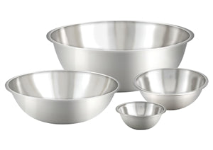 Winco 8 Quart Economy Mixing Bowl Stainless Steel 13 1/4 Diameter X 4 1/8 H-1 Each