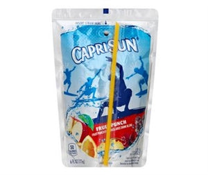 Capri Sun Juice Drink Blend, Fruit Punch - 4 - 10 - 6 fl oz (177 ml) pouches [60 fl oz (1.87 qt) 1.77 l]