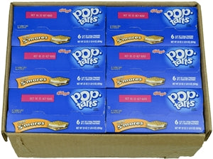 Kellogg Pop-Tarts Frosted Open & Fold Display S'mores Pastry-3.3 oz.-6/Box-12/Case