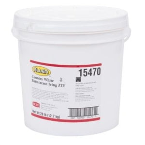 Allen Rich's Icing Jwa Country White Buttercreme-28 lb.-1/Case