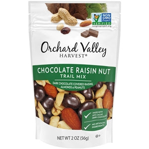 Orchard Valley Harvest Chocolate Raised Nut Trail Mix-2 oz.-14/Case